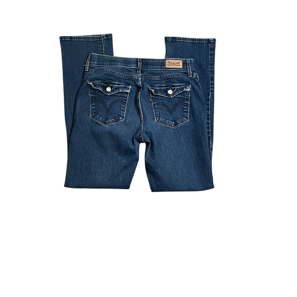 Levi’s 525 Perfect Waist Jeans Womens 6S Short Straight Leg Dark Wash W28 L30